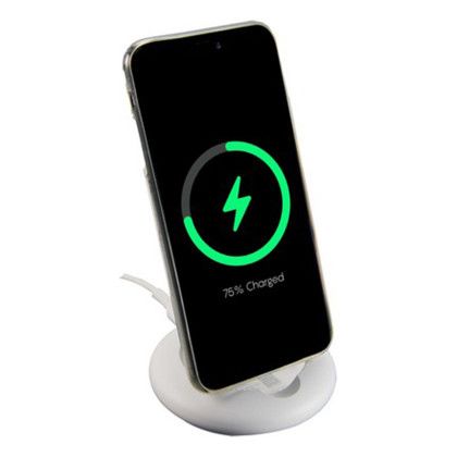 Custom Fast Fold MagClick Qi2 Wireless Charging Stand - In Use Custom Fast Fold MagClick Qi2 Wireless Charging Stand - In Use