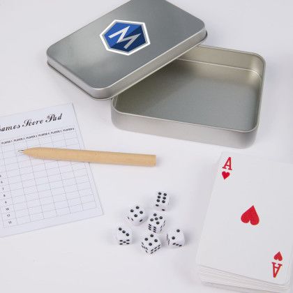 Custom Playing Cards & Dice Game Set - Components