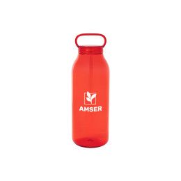 Custom 32 Oz. Kenny RPET Bottle - Translucent Red