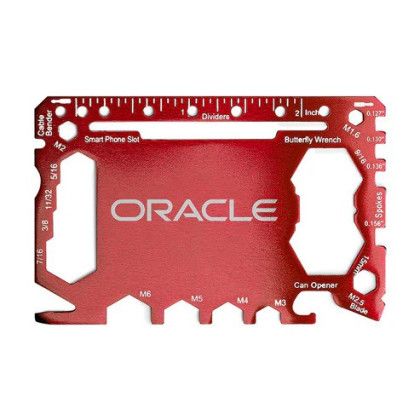 Custom Crossover Outdoor 23 Function Card Tool - Red