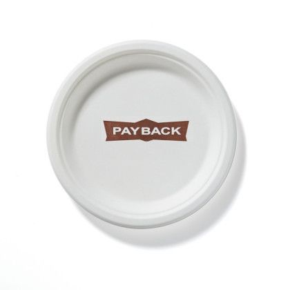 Custom 8 3/4"D Compostable White Paper Plates