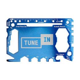 Custom Crossover Outdoor 23 Function Card Tool - Blue