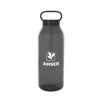 Custom 32 Oz. Kenny RPET Bottle - Translucent Black