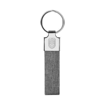 Custom Smith RPET Key Tag - Heathered Gray