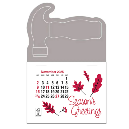 Promotional Press-N-Stick Calendar - Hammer