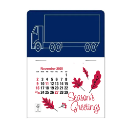 Custom Press-N-Stick Calendar - Truck