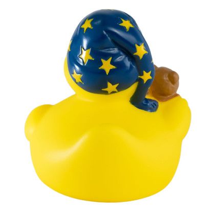 Custom Bedtime Rubber Duck - Back Custom Bedtime Rubber Duck - Back