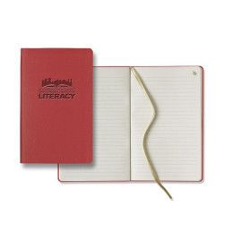Custom Appeel Slim Medio Lined Apple Page Journal - Red Delicious