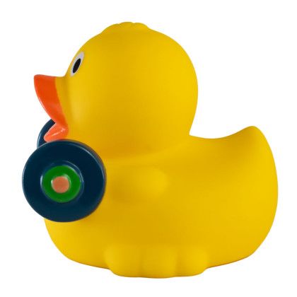 Custom Weight Lifter Rubber Duck - Side Custom Weight Lifter Rubber Duck - Side