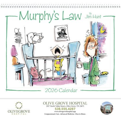 Custom Premium Appointment Calendar Murphy's Law - Cover Custom Premium Appointment Calendar Murphy's Law - Cover