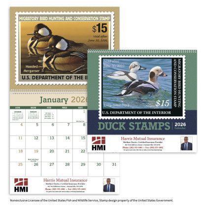 Custom Premium Appointment Calendar Duck Stamp