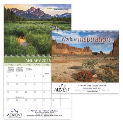 Premium Appointment Calendar - World of Inspiration Premium Appointment Calendar - World of Inspiration