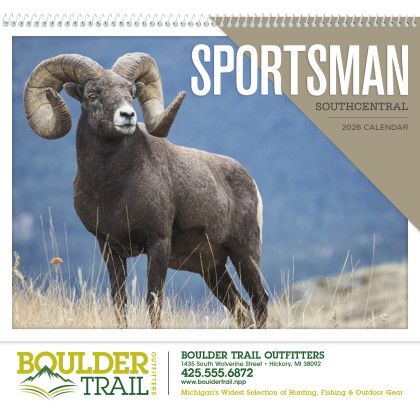 Custom Premium Calendar Sportsman: Southcentral - Cover