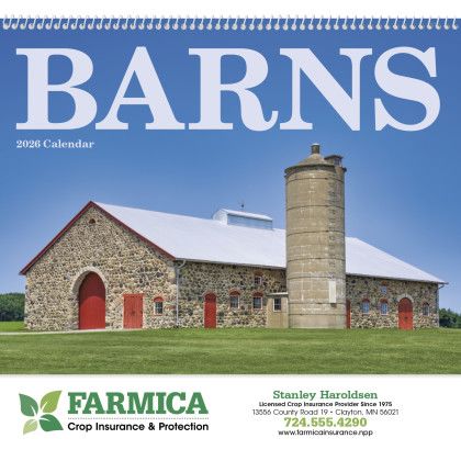 Premium Appointment Calendar - Barns with Imprint - Cover Premium Appointment Calendar - Barns with Imprint - Cover