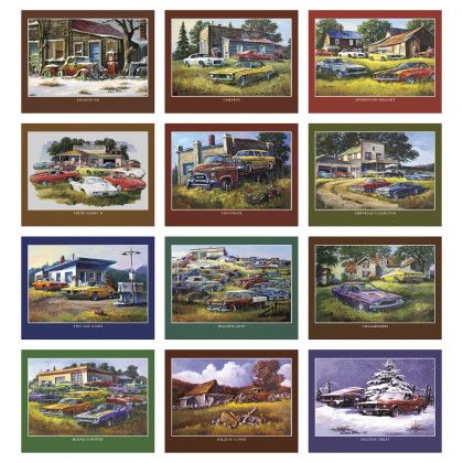 Premium Imprinted Appt Calendar Junkyard Classics - Months Premium Imprinted Appt Calendar Junkyard Classics - Months