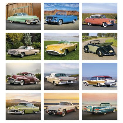Custom Premium Appointment Calendar Classic Cars Months