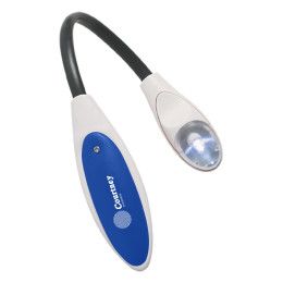 Custom Bendable Book Light - Blue with White