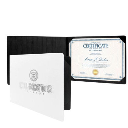 Custom Diploma Holder Standard Landscape - White Custom Diploma Holder Standard Landscape - White