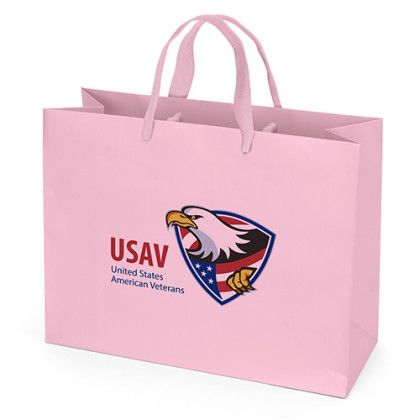 Custom London Matte Eurotote 13 x 10 - Dynamic Color - Pink