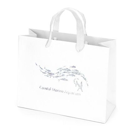 Custom Paris - Matte Eurotote 10 x 8 - Foil Print - White