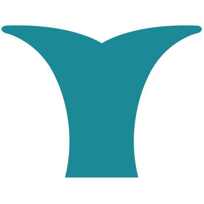 Custom Whale Tail Foam Hand - Teal 321 Custom Whale Tail Foam Hand - Teal 321