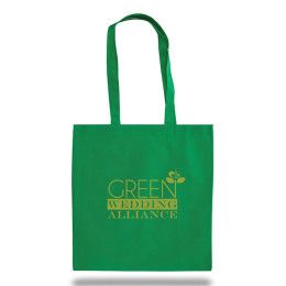 Custom Non Woven Convention Bag - Kelly Green