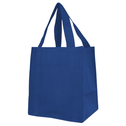 Custom Jumbo Heavy Duty Grocery Bag - Royal Blue