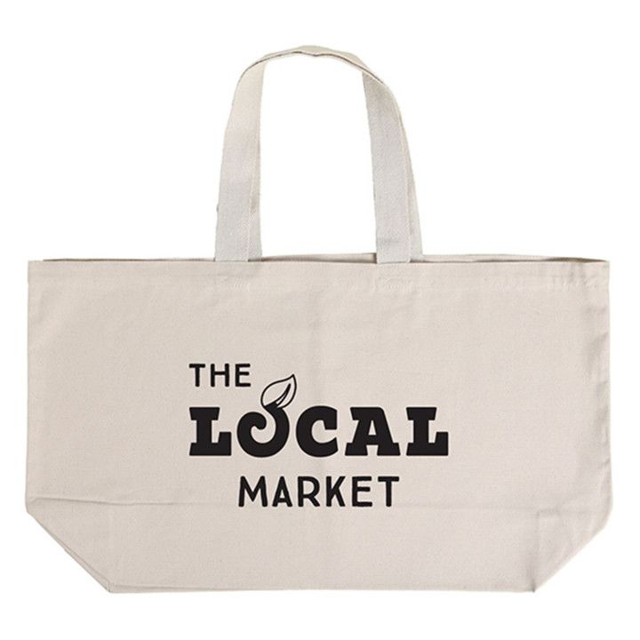 Lumi Oversized Canvas Tote Natural