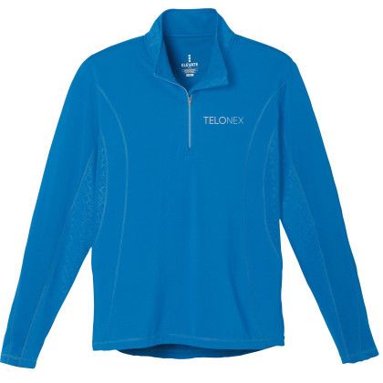 Men's Caltech Knit Quarter Zip-Olympic Blue 