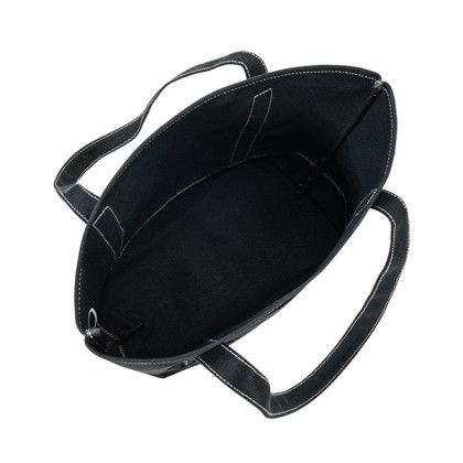 Custom Medium Color - Admiral Tote - Black - Open - Top View