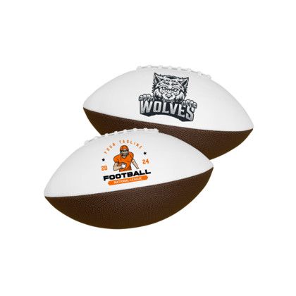Custom 14" Premium Matte Full-Size Synthetic Leather Signature Football
