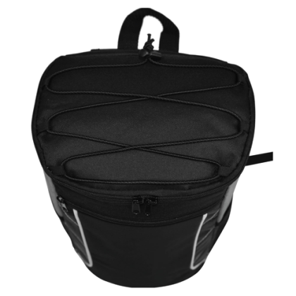 Custom Everest Backpack Cooler - Black - Top