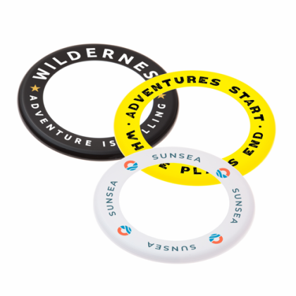 Custom Printed 9 1/2" Wing Ring Flying Disc - Added Charge for Full-Color Imprint