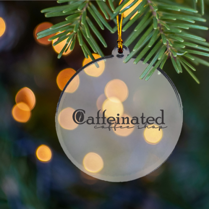 Custom Sun Catcher Acrylic Ornament with Logo