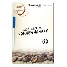 Custom Write-On Wipe-Off Board - 7" W x 11 1/4" H Custom Write-On Wipe-Off Board - 7" W x 11 1/4" H