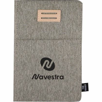 Custom THE GOODS 5.5'' x 8.5'' Recycled Refillable Journal