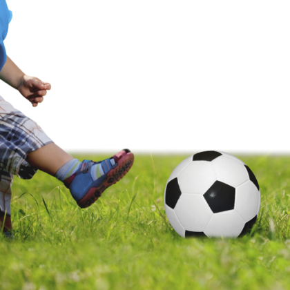 Custom 5" Foam Soccer Ball - In Use