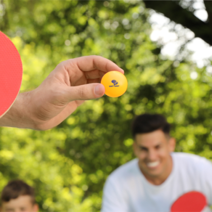 Custom Printed Ping Pong Balls with Logo - In Use Custom Printed Ping Pong Balls with Logo - In Use
