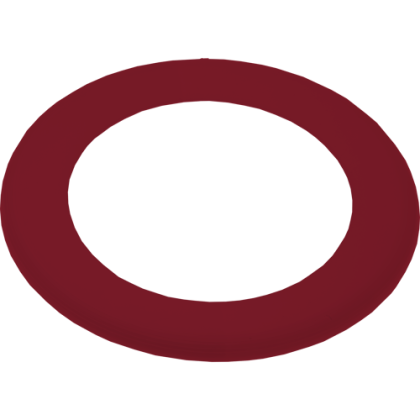 Custom Printed 9 1/2" Wing Ring Flying Disc - Burgundy