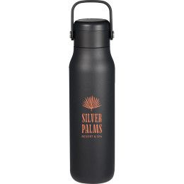 Custom Explorer Threadless Recycled Stainless Bottle 25oz -Black