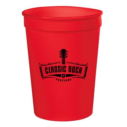 Custom 12 Oz. Big Game Stadium Cup - Red