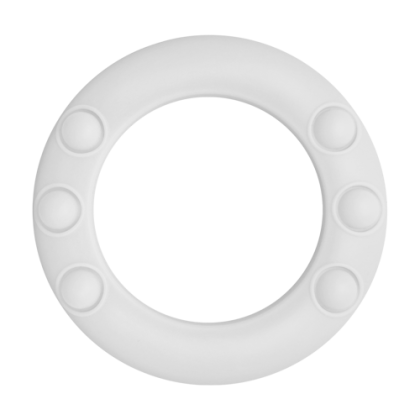 Custom Stress Popper Wrist Disc - White