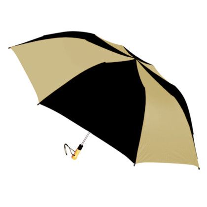 Big Storm Super Oversized Folding Umbrella-Old Gold-Black