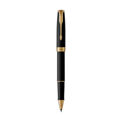 Custom Parker Sonnet Rollerball - Matte - Black Matte - gold Trim Custom Parker Sonnet Rollerball - Matte - Black Matte - gold Trim