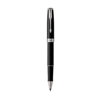 Custom Parker Sonnet Rollerball - Black With Silver OPEN