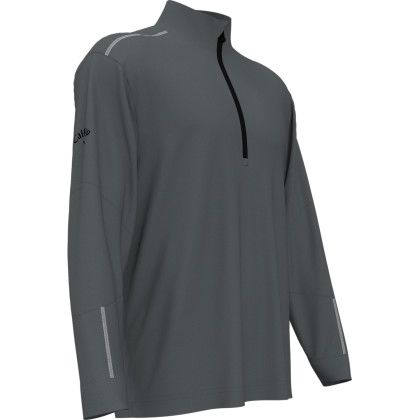 Custom Callaway Men's 1/4 Zip Water Repellent Pullover Shirt - Gray side