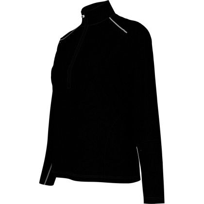  Custom Callaway Ladies' Water Repellent 1/4 Zip Pullover Shirt - Black side