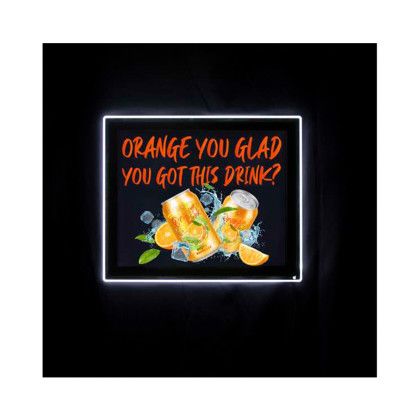 Custom 23"W x 18"H Luxe Glo Edge - Multicolor 1