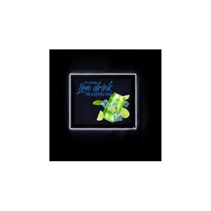 Custom 18"W x 15"H Luxe Glo Edge LED Sign