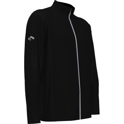 Custom Callaway Men's Full-Zip Ottoman Jacket - Black-Side
